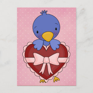 Valentinen Cards för barn Helg Vykort