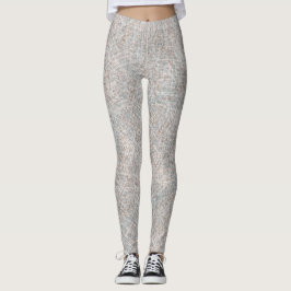 Valentinen pudrar in solbränna leggings
