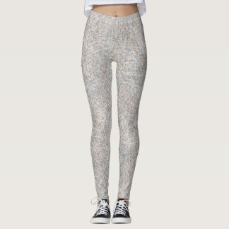 Valentinen pudrar in solbränna leggings