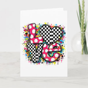 Valentinepar Ljubebrev Hjärta Söt Meddela Kort