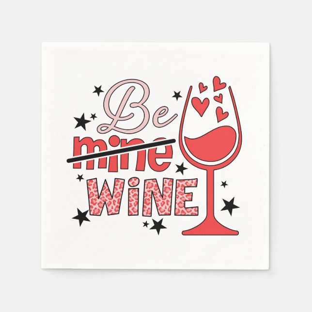 Valentinepresent | Var Min Vin Pappersservett (Framsidan)