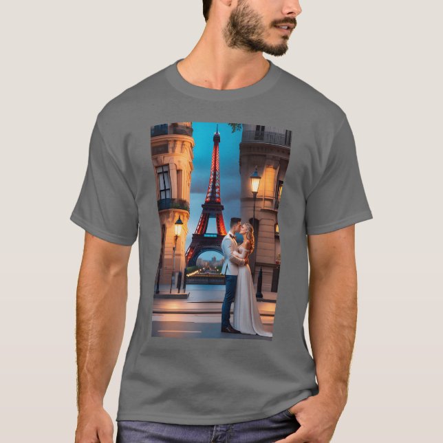 ValentineRomc Klassisk design retro T Shirt (Framsida)