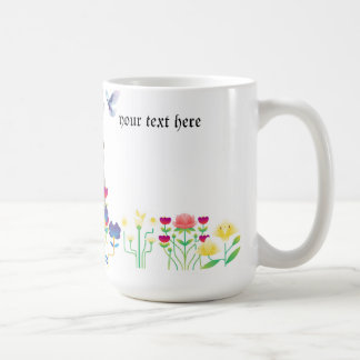 Valentines älskare Roms skulptur Mugg blommigt