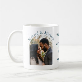 Valentines Anpassningsbar Foto Namn och Kärlek cit Kaffemugg