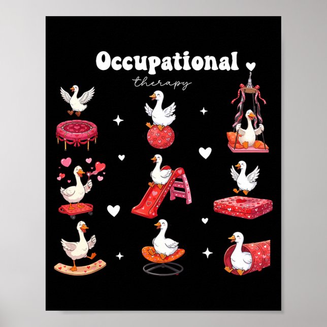 Valentines Arbetsterapi Dumma Gås Ot Den Poster (Framsidan)