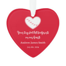 Valentines Baby Memorial Ornament