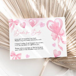 Valentines Baby Shower Böcker För Baby Kort