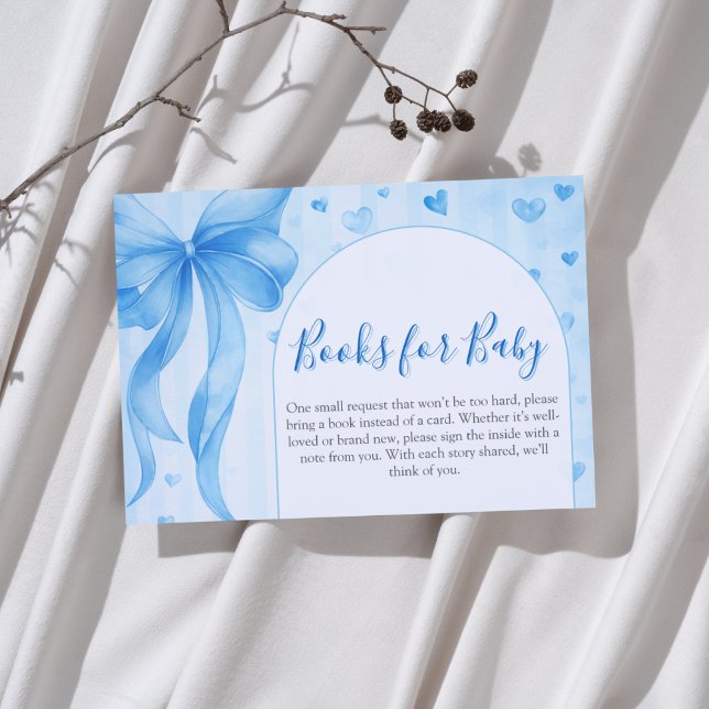 Valentines Baby Shower-böcker för bebisar Tilläggskort (Skapare uppladdad)
