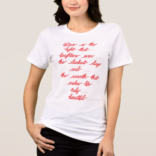 Valentines Bella + Canvas Women's Tri-Blend Tee