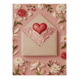 Valentines Bloom Perfect Poster