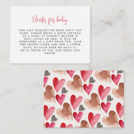 Valentines Bokar för Baby Heart Mönster Tilläggskort