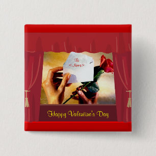 Valentines Button Knapp