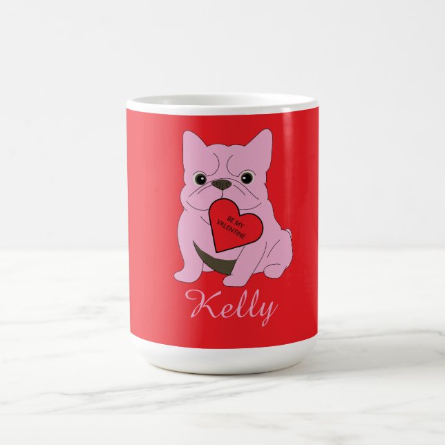 Valentines Card, Dog Kaffemugg (Center)