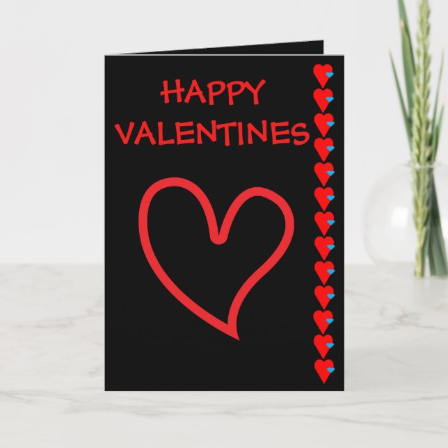 Valentines Card Helgkort (Framsida)