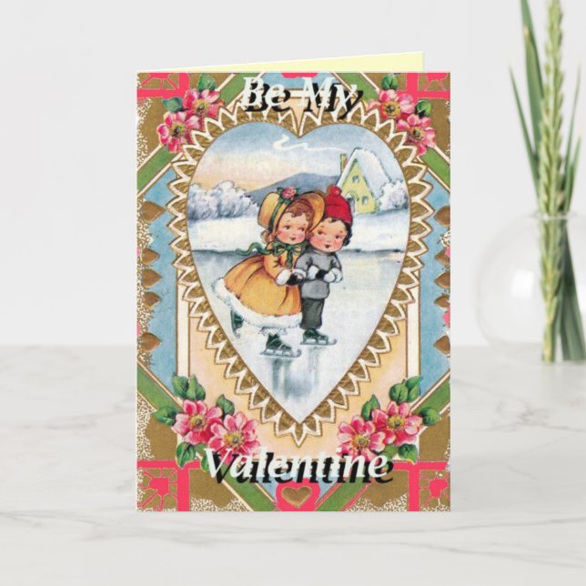VALENTINES CARDS - ANTIQUE RECREATIONS - VALANTINE HELGKORT (Framsida)