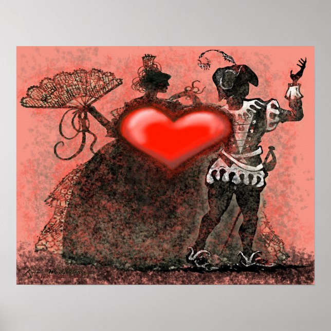 Valentine's Dancers Poster (Framsidan)