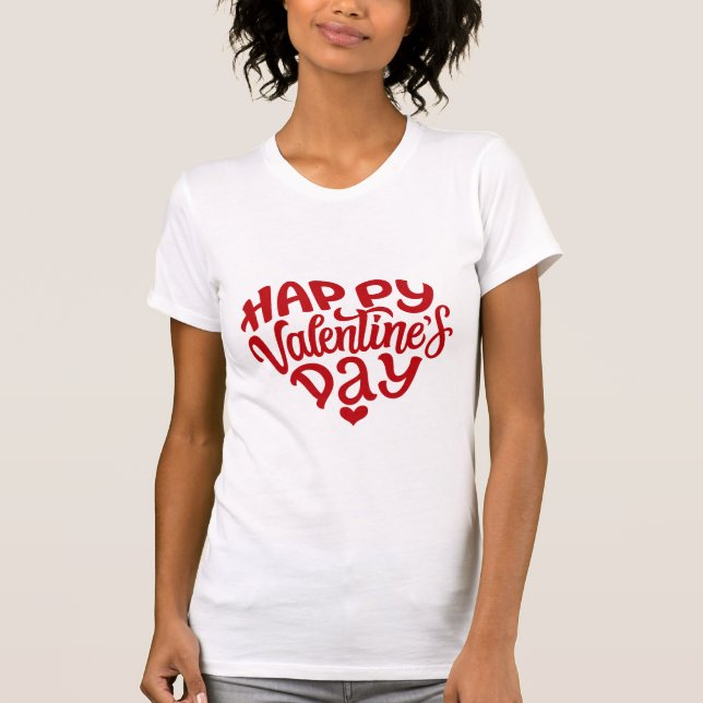 valentines day 2024 14 februari t shirt (Framsida)