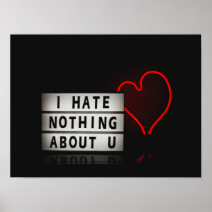 Valentines day Aesthetic Light Red Aestthetic Poster
