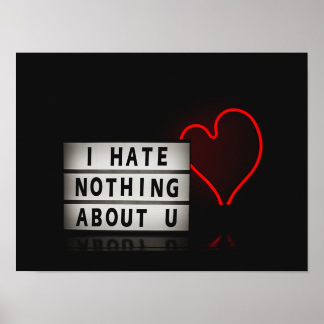 Valentines day Aesthetic Light Red Aestthetic Poster (Framsidan)