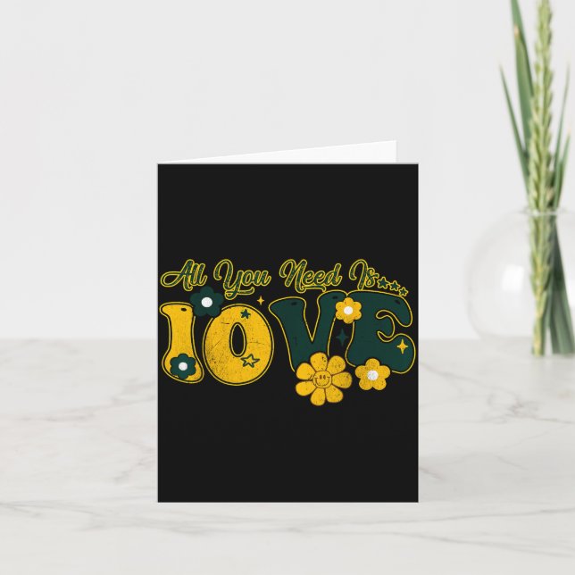 Valentine's Day All You Need Is 10ve Love Funny Me Kort (Framsida)