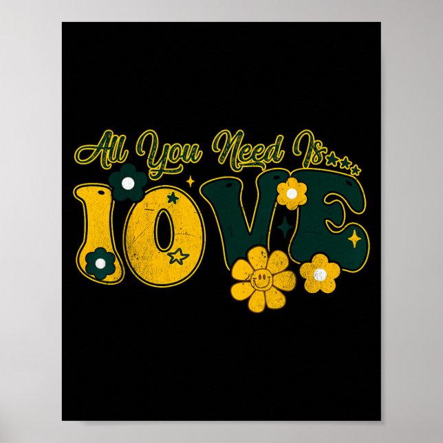 Valentine's Day All You Need Is 10ve Love Funny Me Poster (Framsidan)