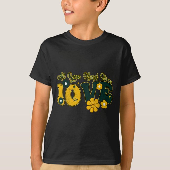 Valentine's Day All You Need Is 10ve Love Funny Me T Shirt (Framsida)