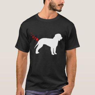 Valentines day American Vatten Spansk Owner Heart T Shirt