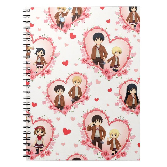 VALENTINE'S DAY ANIME ANTECKNINGSBOK (Framsidan)