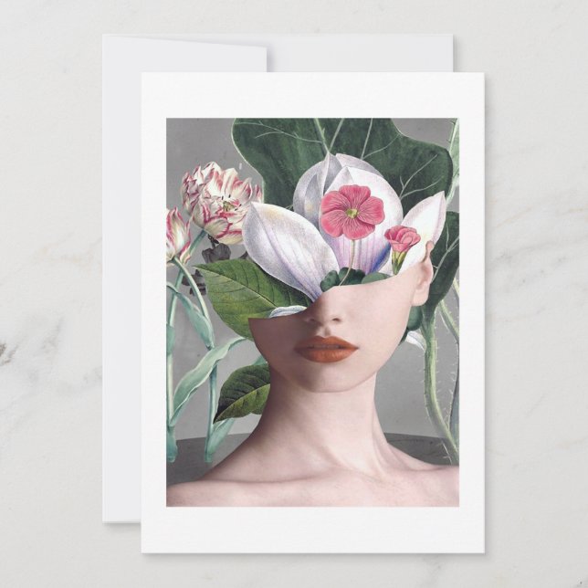 Valentines day Ansikte Classic Inbjudningar (Framsida)