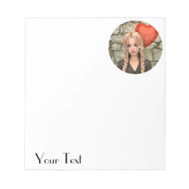 Valentines day anteckningsblock