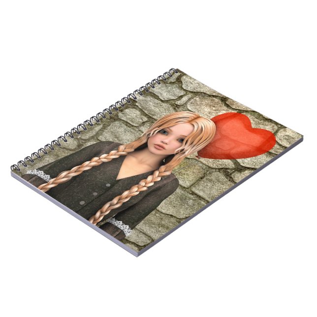 Valentines day anteckningsbok (Vänstra Sidan)