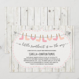Valentines day Baby Shower - Girl / Gender Neutral Inbjudningar
