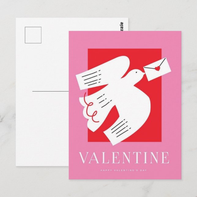 Valentine's Day  Be Mine Valentine's Day Card Vykort (Fram/baksida)