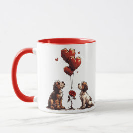 Valentines day Beagle Hundar Mugg