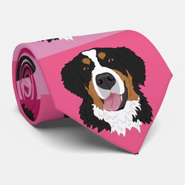 Valentines day Bernese Mountain Hund Slips (Rullad)