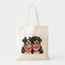Valentines day Bernese Mountain Hundar