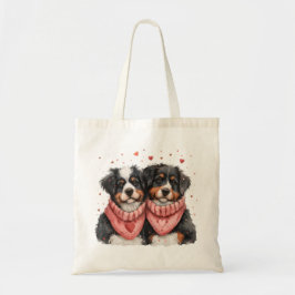Valentines day Bernese Mountain Hundar Tygkasse
