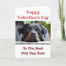 Valentines day Best Hund Pappa någonsin Pet Photo