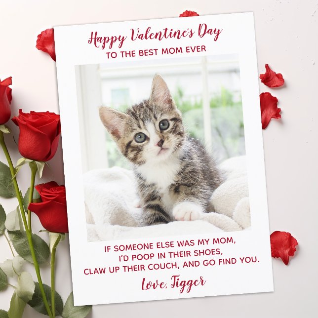 Valentines day Best Mamma någonsin, Anpassningsbar Julkort (Skapare uppladdad)