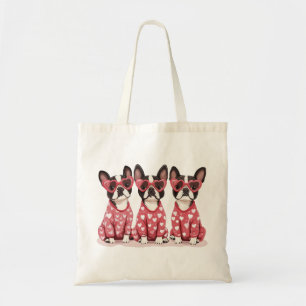 Valentines day Boston Terrier Hundar Tygkasse