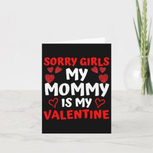Valentines day Boys beklagar att mina Mammor är mi Kort