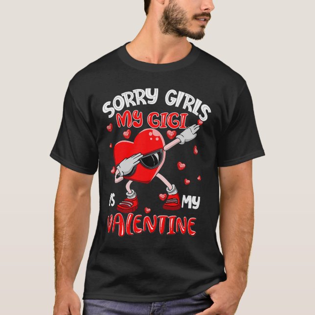 Valentines day Boys Kids beklagar att flickorna är T Shirt (Framsida)