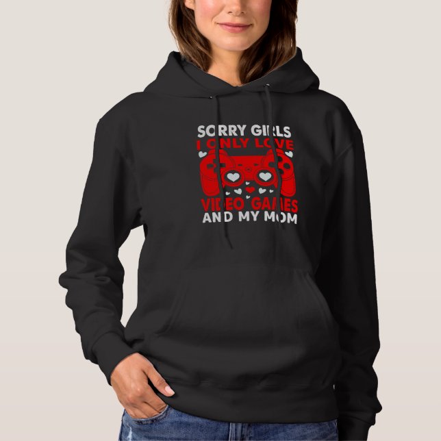 Valentines Day boys kids girls son Video Games gam T Shirt (Framsida)