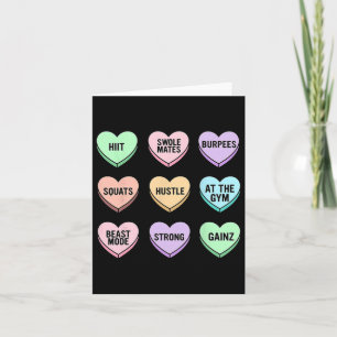 Valentines day Candy Heart Bodybuilding Fitness Co Kort