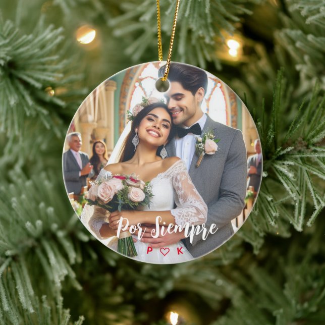 Valentines day Candy Hearts Anpassningsbar Photo S Julgransprydnad Keramik (Träd)