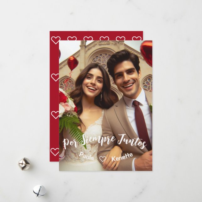 Valentines day Candy Hearts Anpassningsbar Photo S Julkort (Fram/Back In Situ)