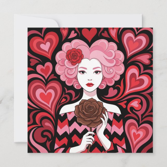 Valentines Day Card by Beyenairy 1 Julkort (Framsida)