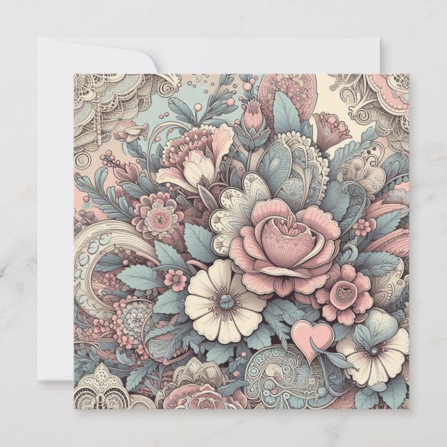 Valentines Day Card by DarkerButOlder 2 Julkort (Framsida)