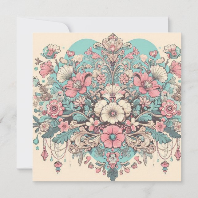 Valentines Day Card by DarkerButOlder 5 Julkort (Framsida)