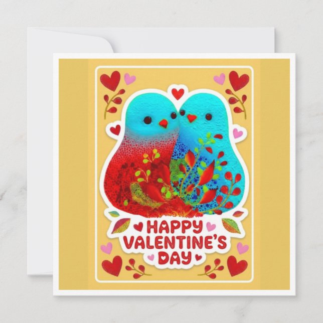 Valentines Day Card by Perfectly Misaligned 1 Julkort (Framsida)